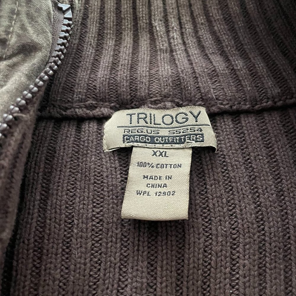 Trilogy Brown Cargo Outfitters Zip Up - Picture 4 of 4